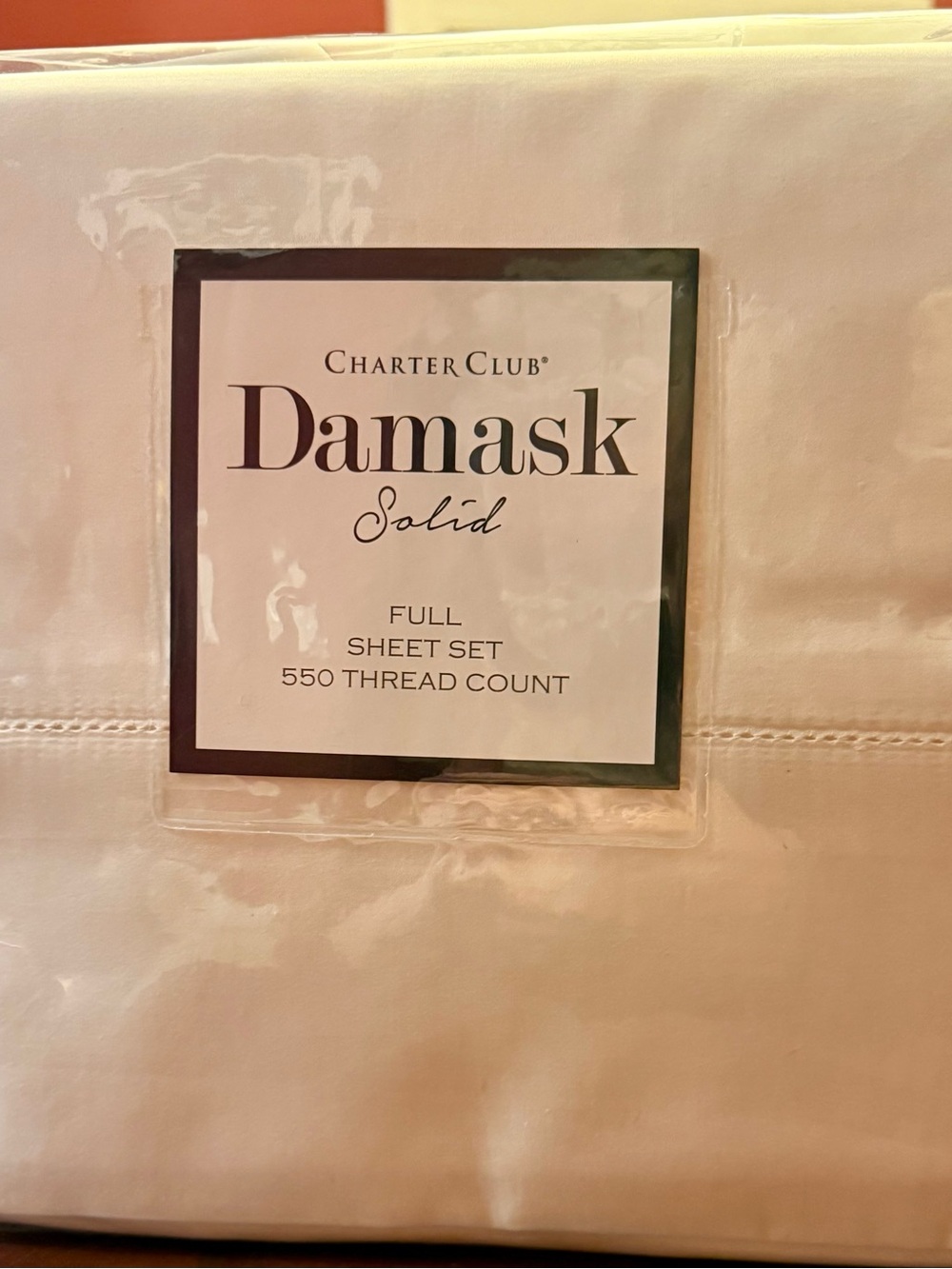 Charter Club Damask Collection Full Sheet Set - Ivory